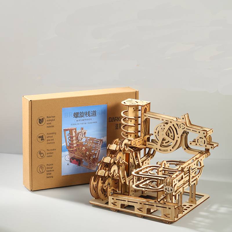 Spiral Stack Marble Run