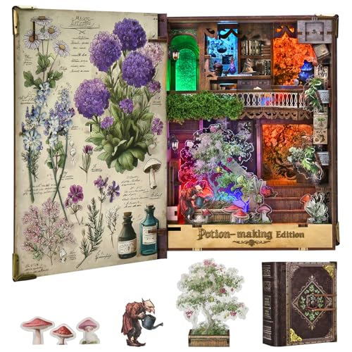 Potion-Making Edition DIY Book Nook