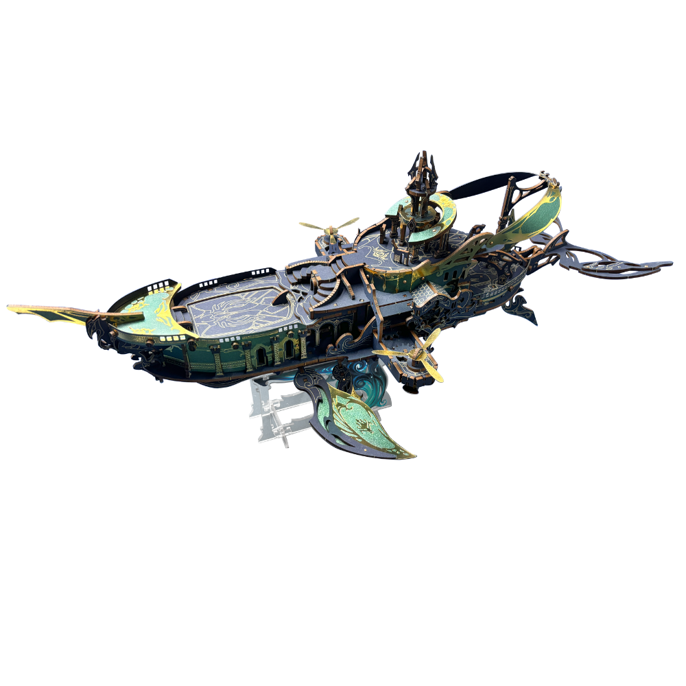 Whale Ark of the Universe 3D Wooden Puzzle