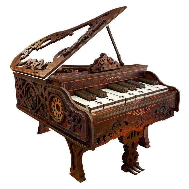 Vintage Piano 3D Wooden Puzzle