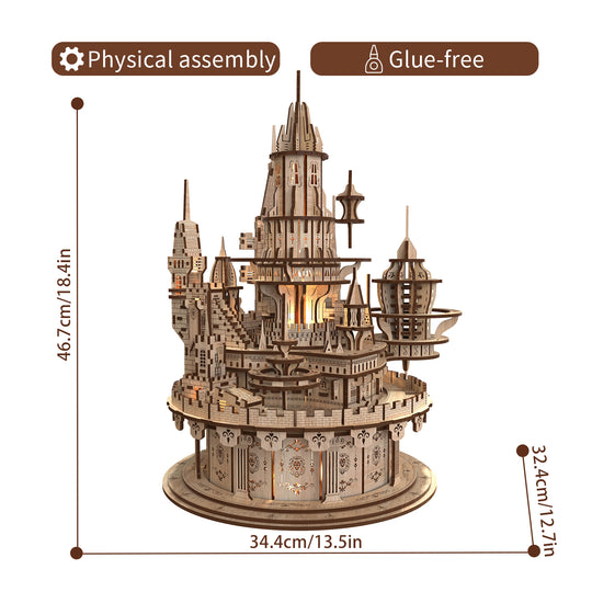 Miracle Castle 3D Wooden Puzzle
