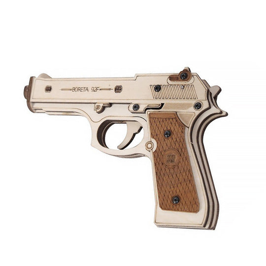 Small Pistol 3D Wooden Puzzle