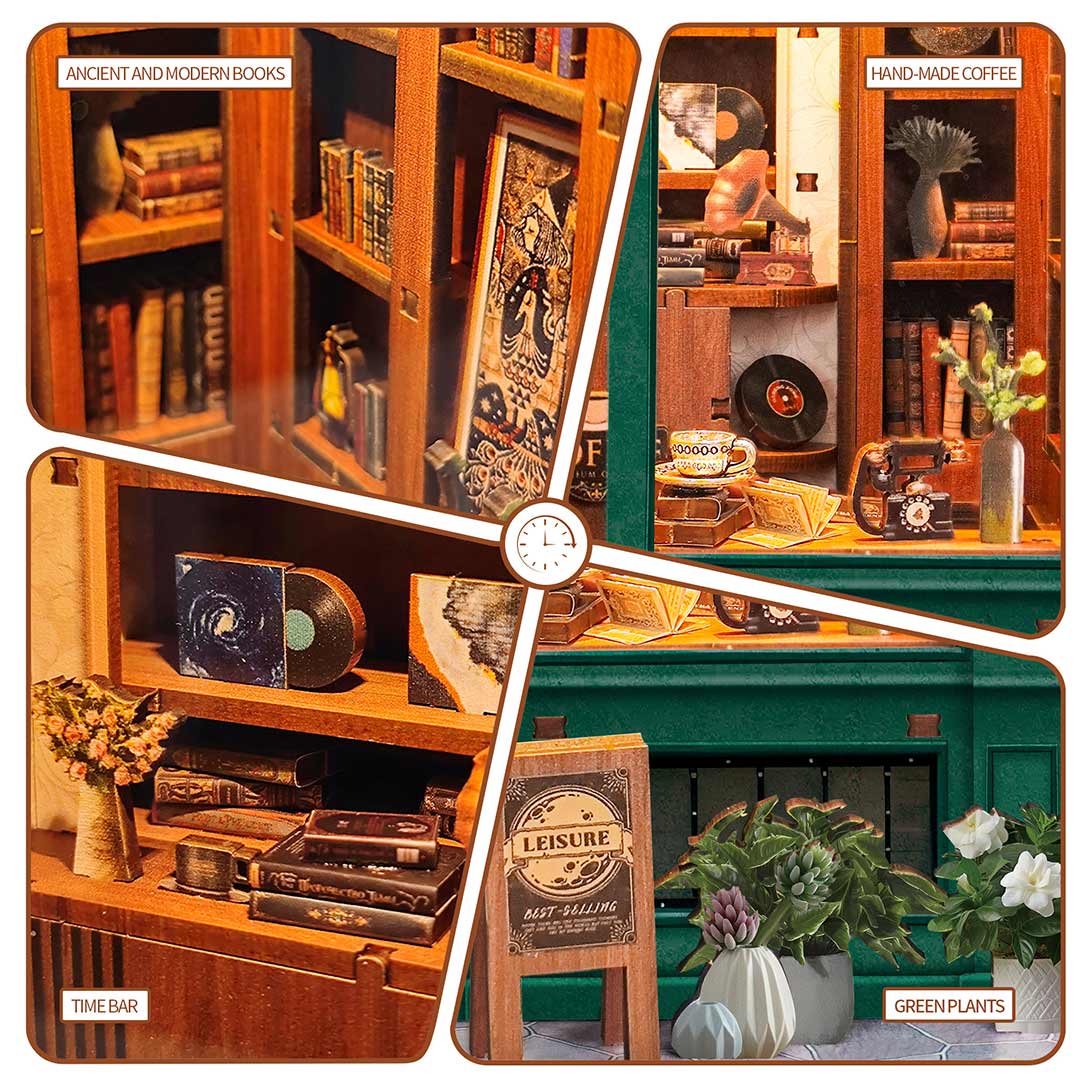 Moments In Time DIY Wooden Book Nook