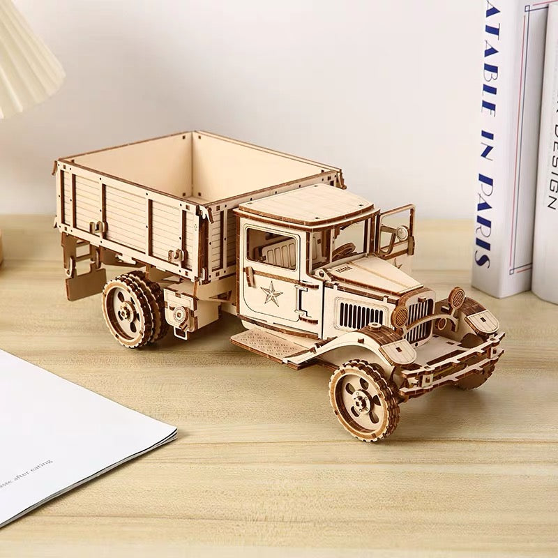 Vintage Truck 3D Wooden Puzzle