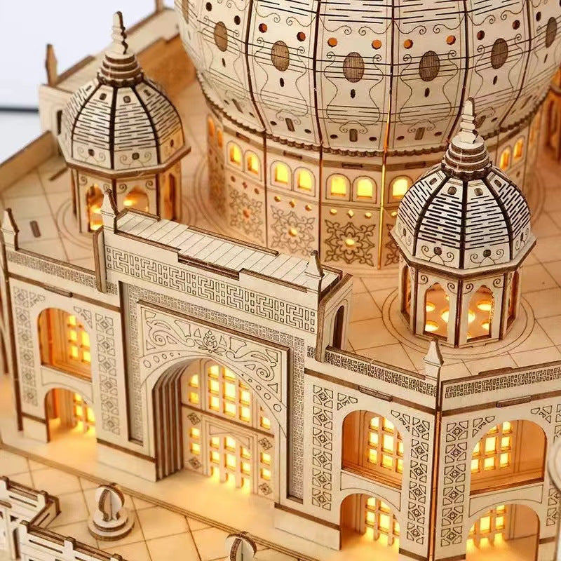 Taj Mahal Castle 3D Wooden Puzzle