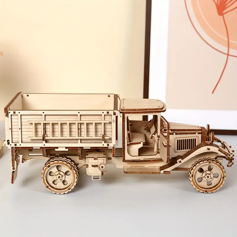Vintage Truck 3D Wooden Puzzle