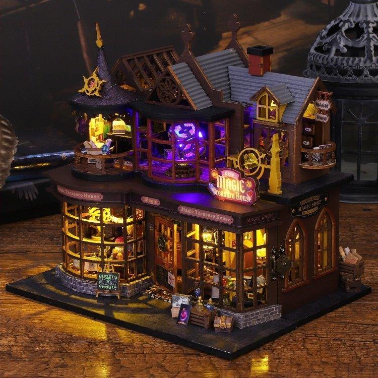 Magic Treasure House DIY Miniature Dollhouse Kit