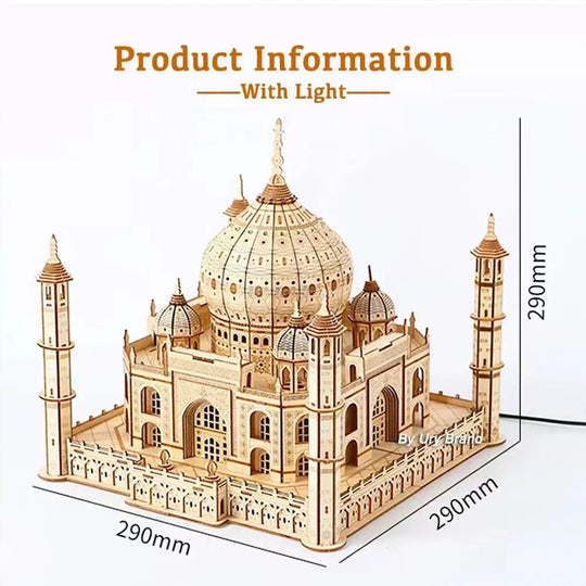 Taj Mahal Castle 3D Wooden Puzzle