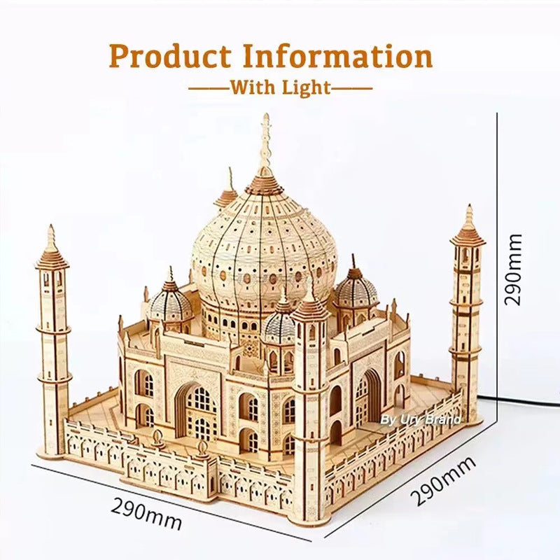 Taj Mahal Castle 3D Wooden Puzzle