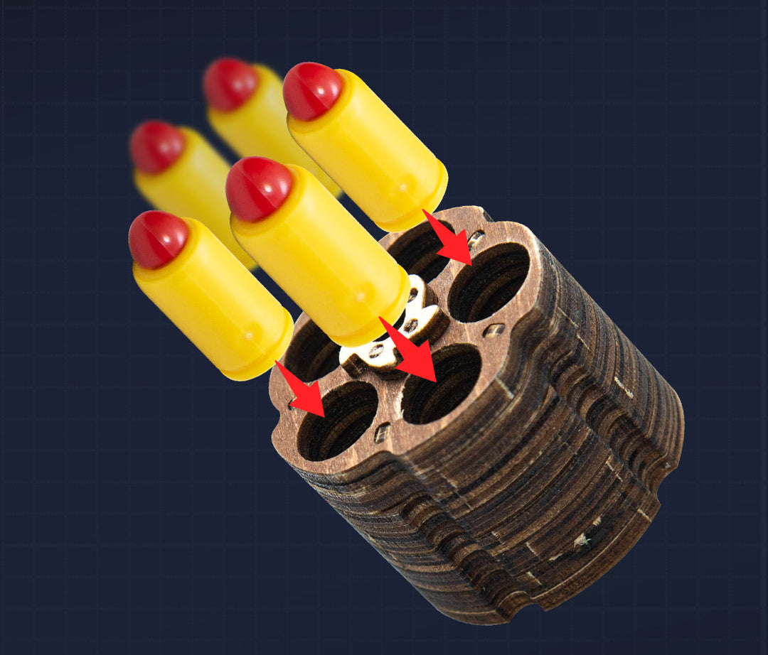 Revolver 3D Wooden Puzzle