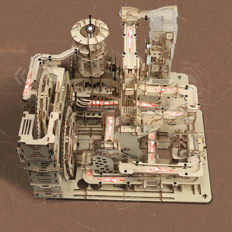 Mechanical Air Island Marble Run NEW Version