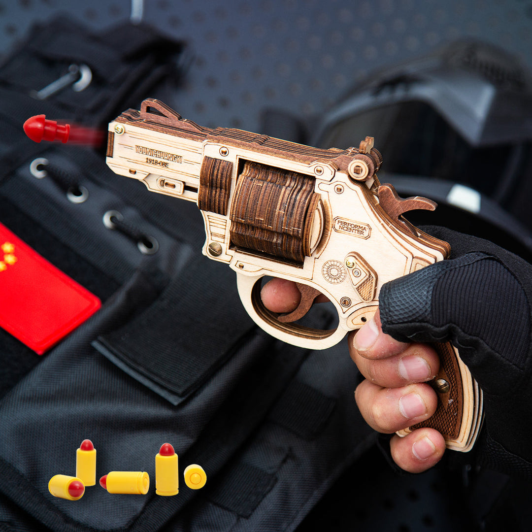 Revolver 3D Wooden Puzzle