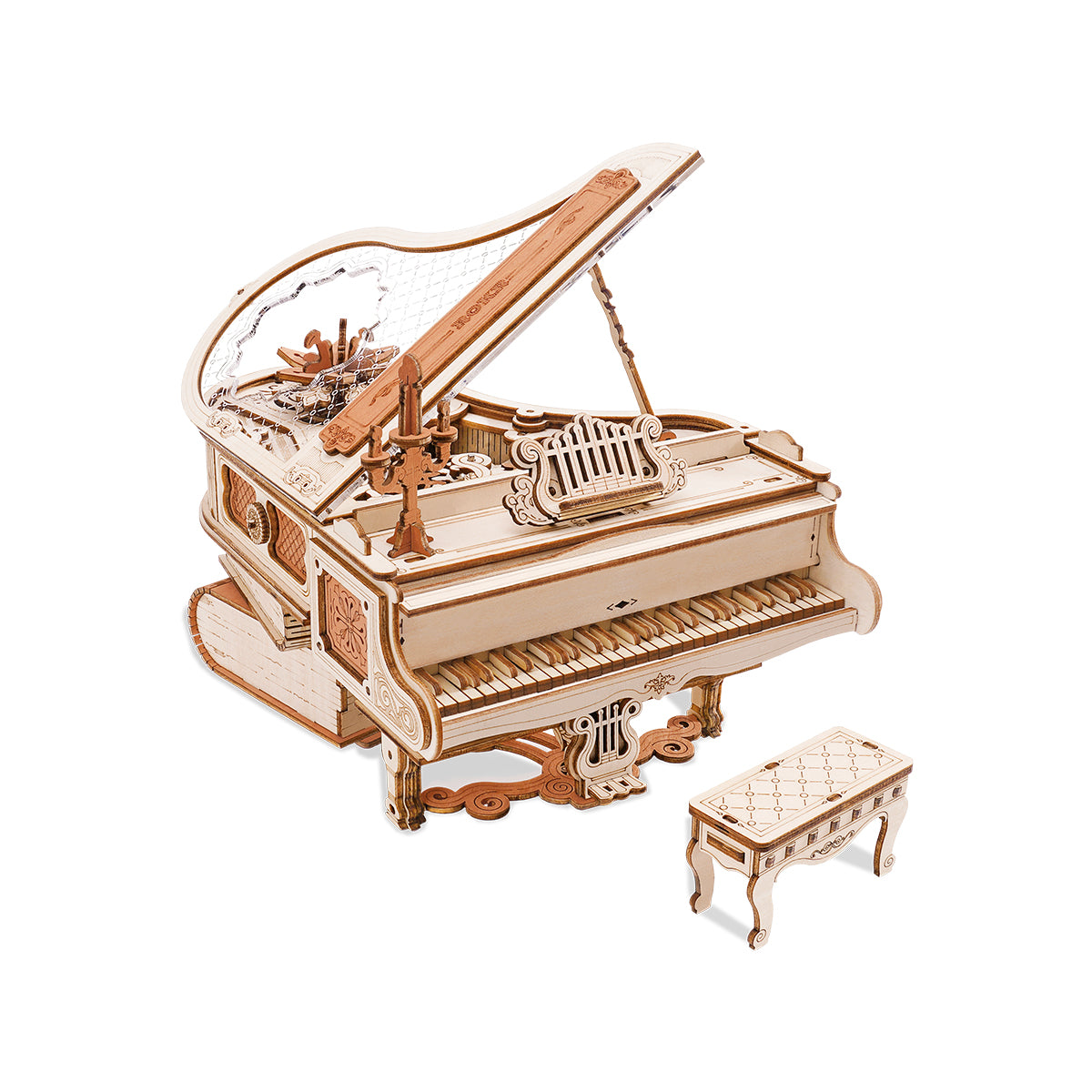 Magic Piano Music Box 3D Wooden Puzzle