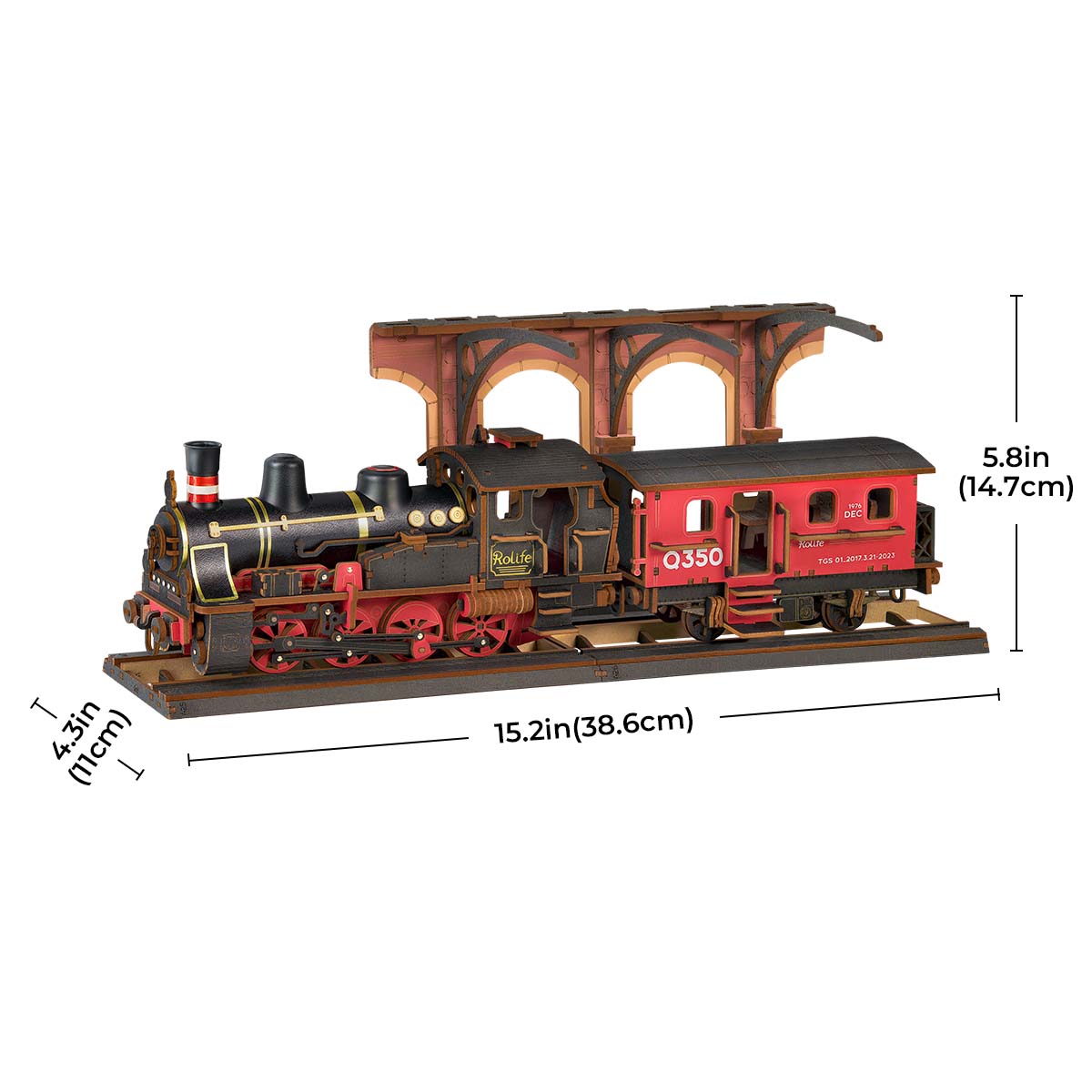 Steam Journey 3D Wooden Puzzle
