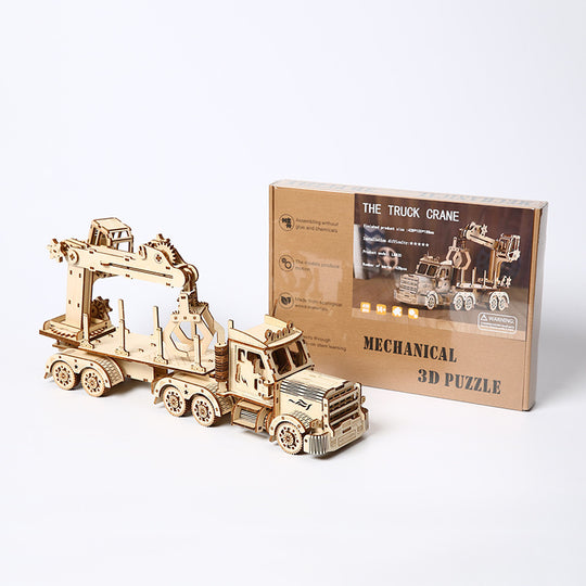 Truck Crane 3D Wooden Puzzle