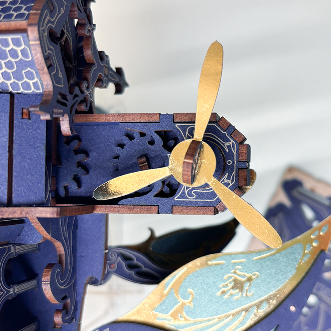 Whale Ark of the Universe 3D Wooden Puzzle