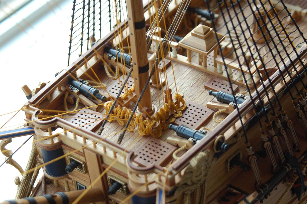 St. Philip 1:50 3D Wooden Puzzle Sailing Ship Model