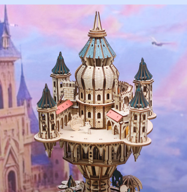 Sky City Music Box 3D Wooden Puzzle