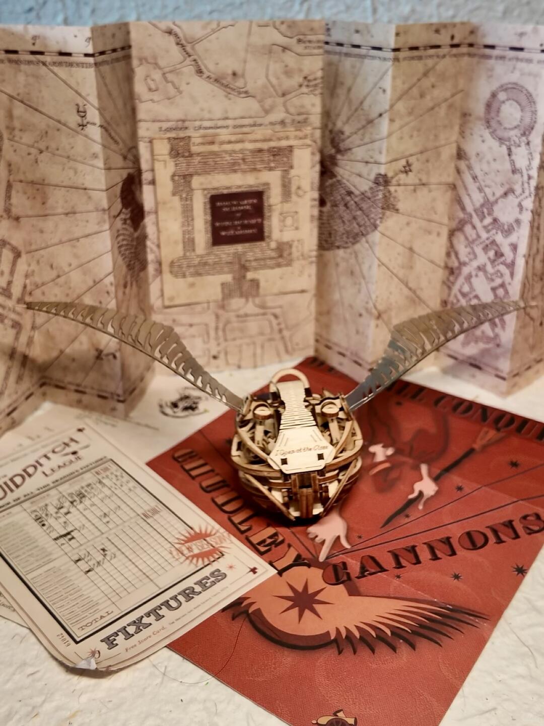 Golden Snitch 3D Wooden Puzzle