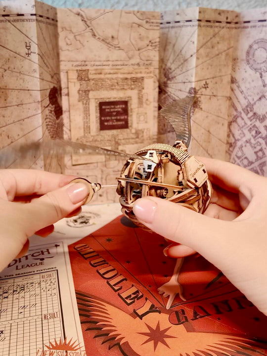 Golden Snitch 3D Wooden Puzzle
