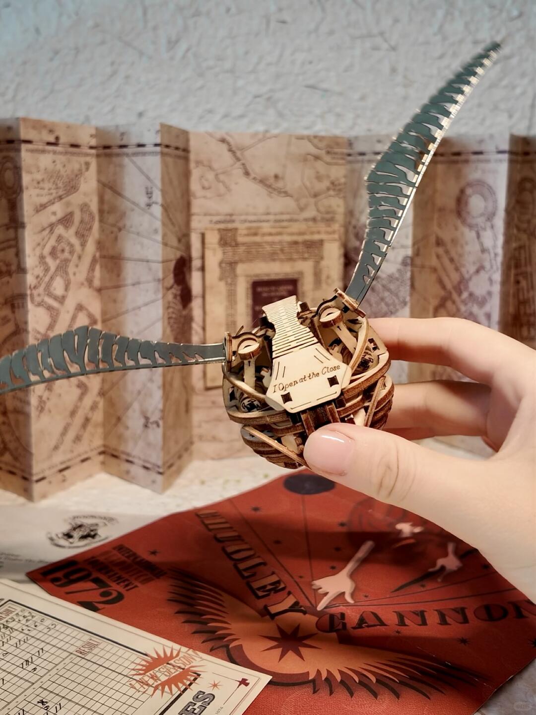 Golden Snitch 3D Wooden Puzzle