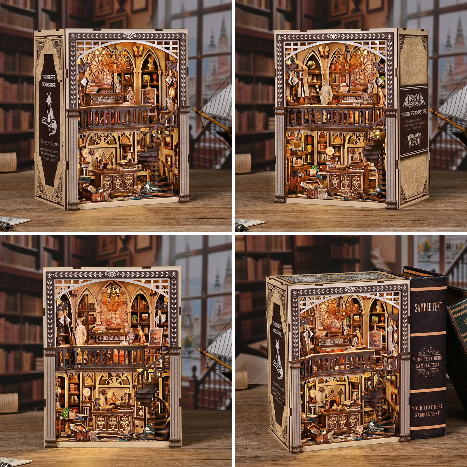 Traveler's Bookstore DIY Book Nook