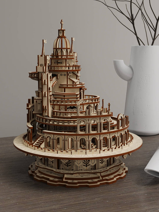 Surplusfun 002-Castle 3D Wooden Puzzle