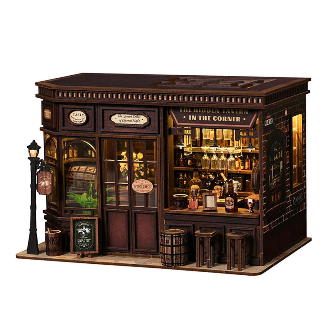 Corner Tavern DIY Miniature House Kit