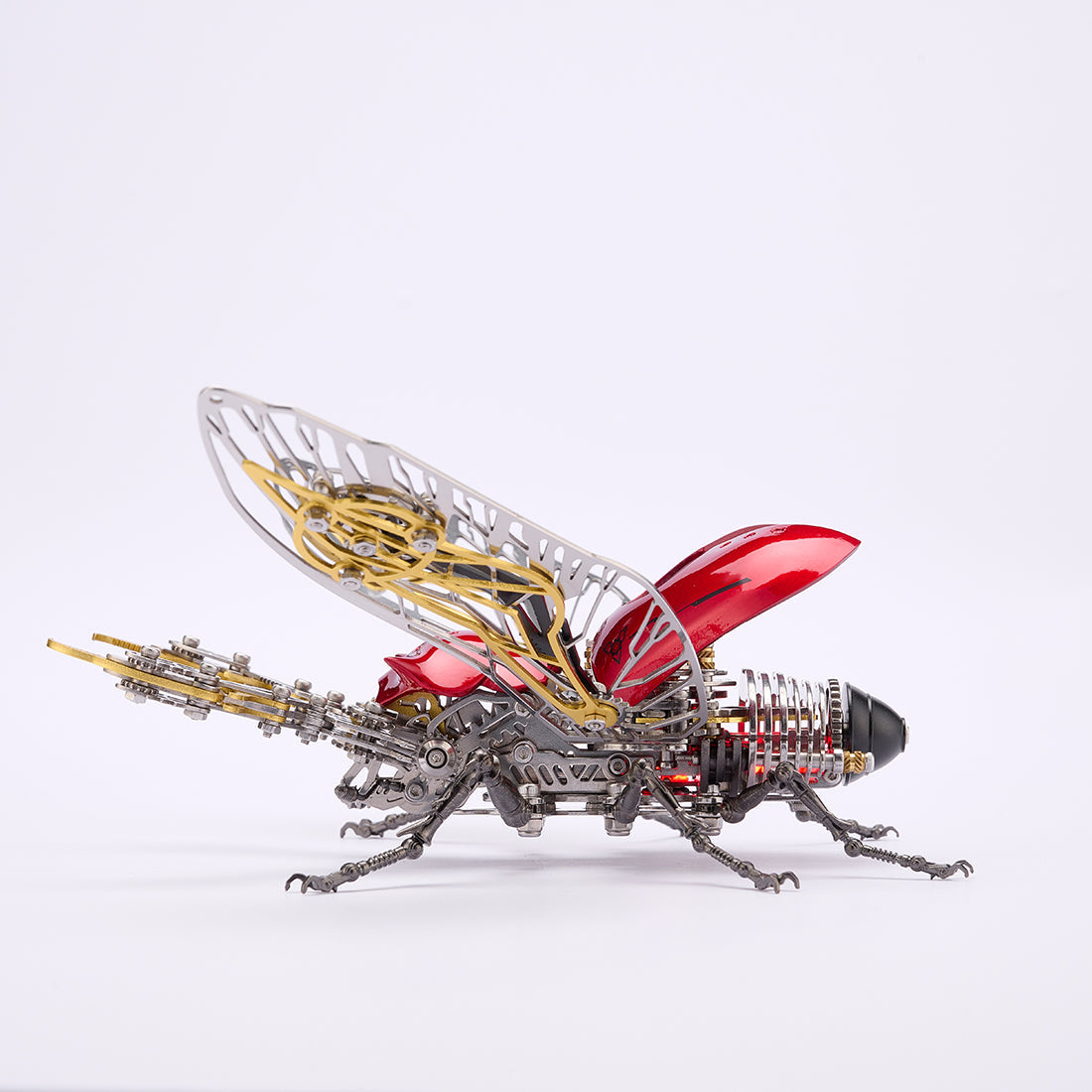 Mechanical Beetle Steampunk DIY Metal Insect Model Kit