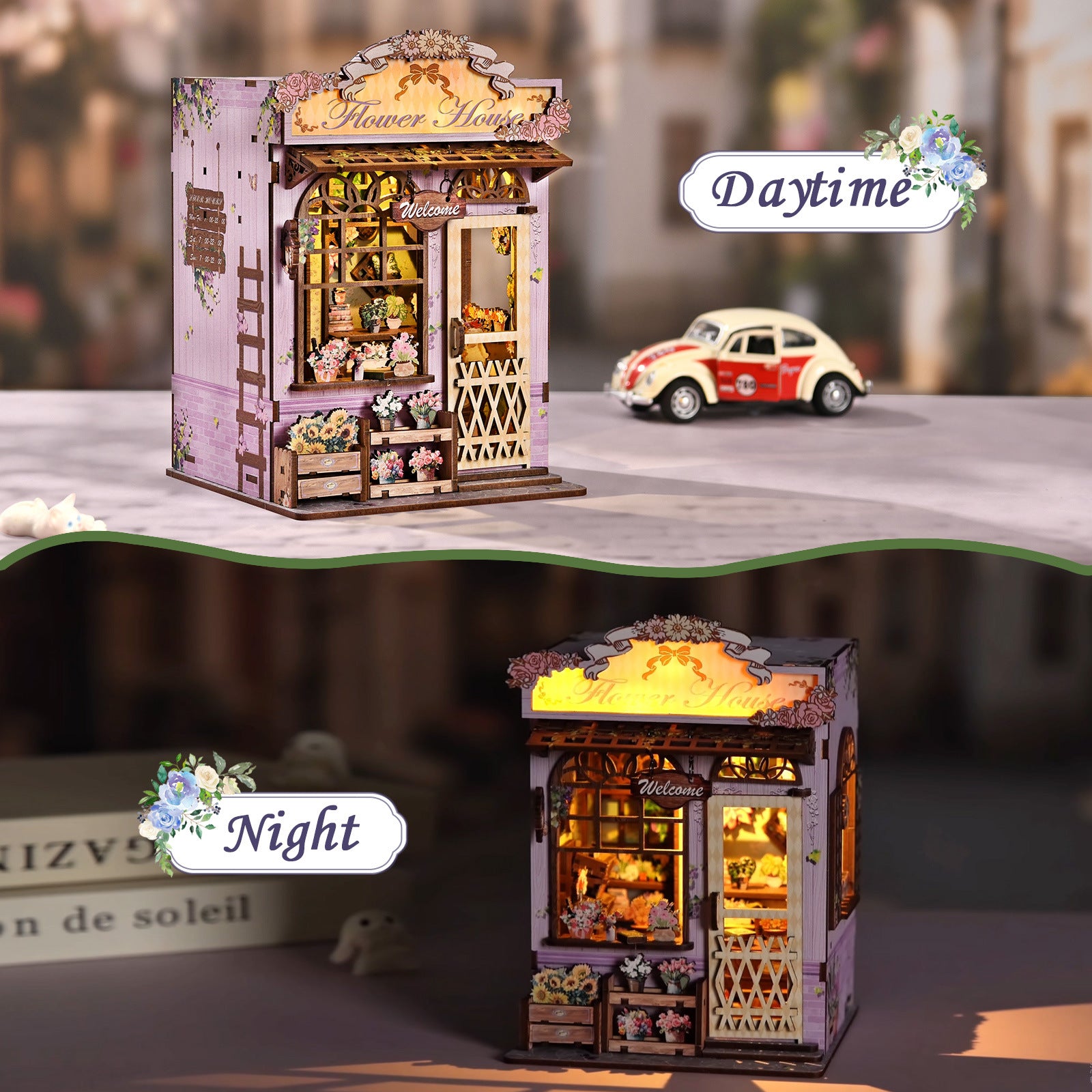 Quiet Corner Flower DIY Miniature House