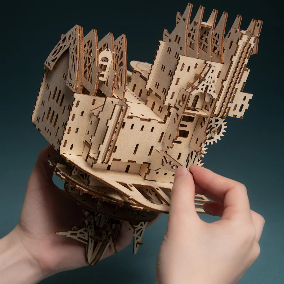 Fantasy Steam Castle 3D Wooden Puzzle
