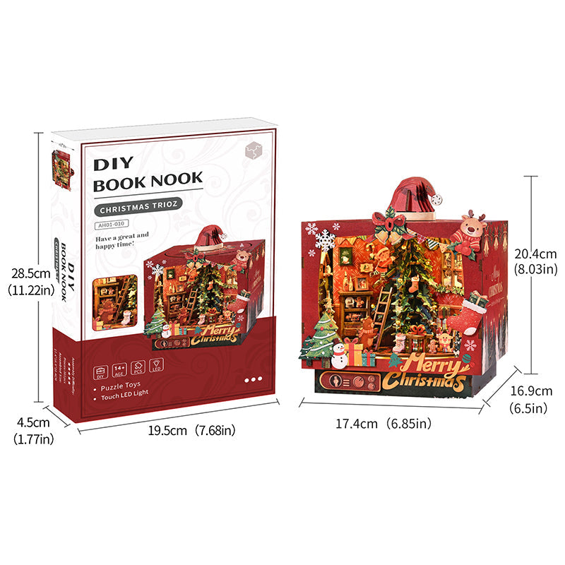 Christmas Triple Scene DIY Miniature House