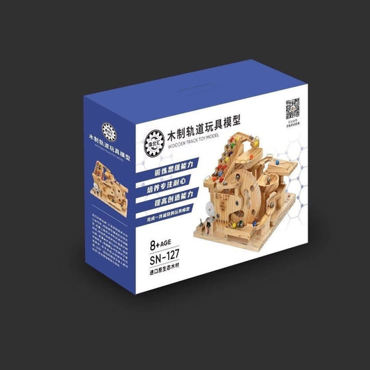 Mechanical ball track 3D Wooden Puzzle