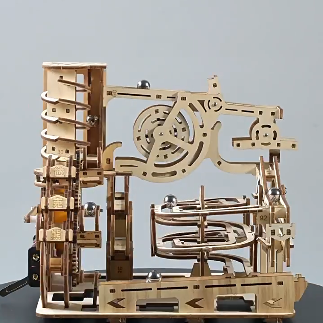 Spiral Stack Marble Run