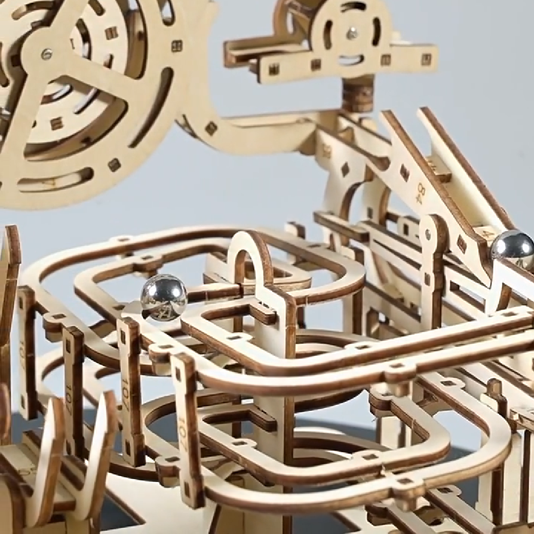 Spiral Stack Marble Run