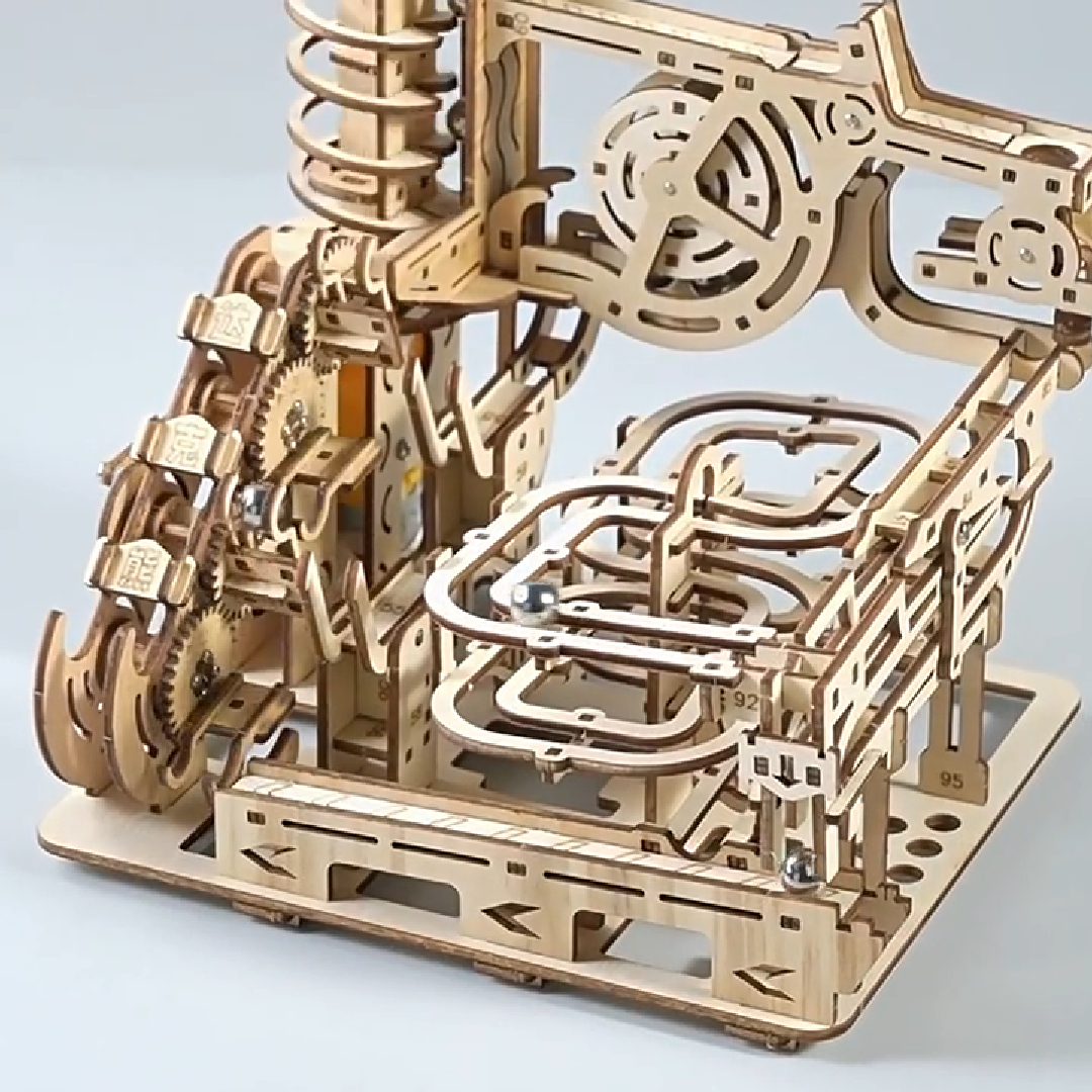 Spiral Stack Marble Run