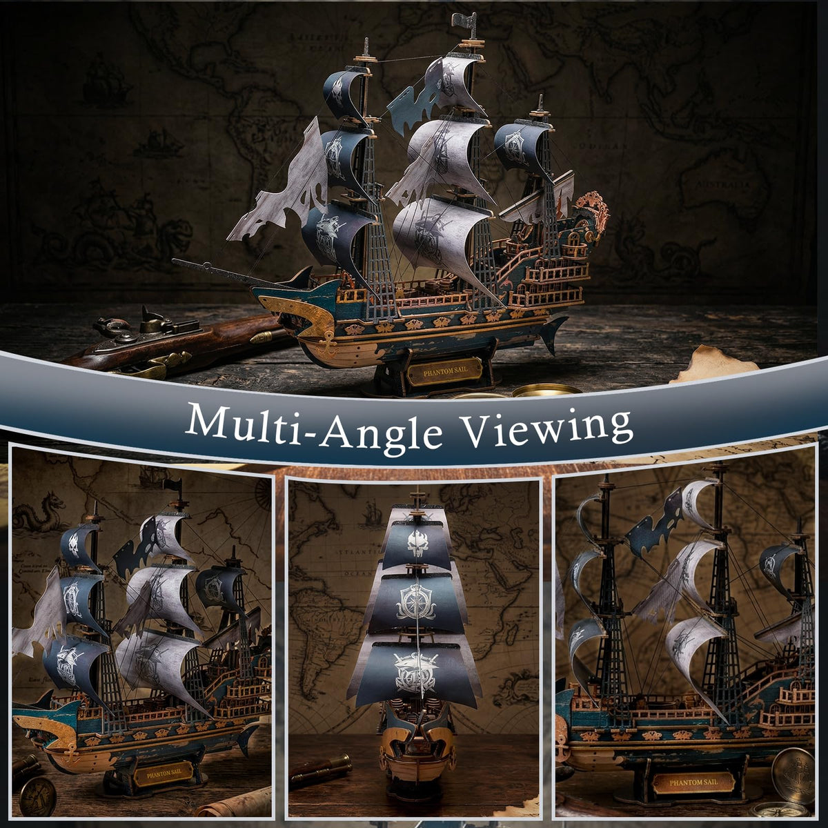 Shadow Sail 3D Ship Puzzle