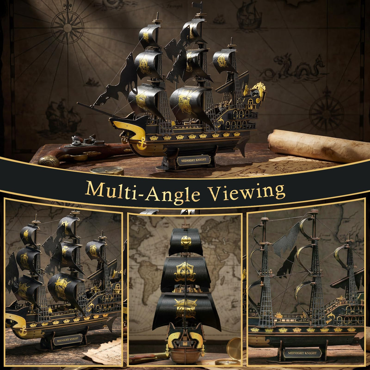 Shark Ship 3D Model Kit