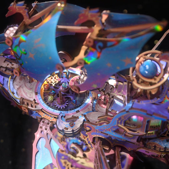 Star Trails Mirage Boat 3D Wooden Puzzle