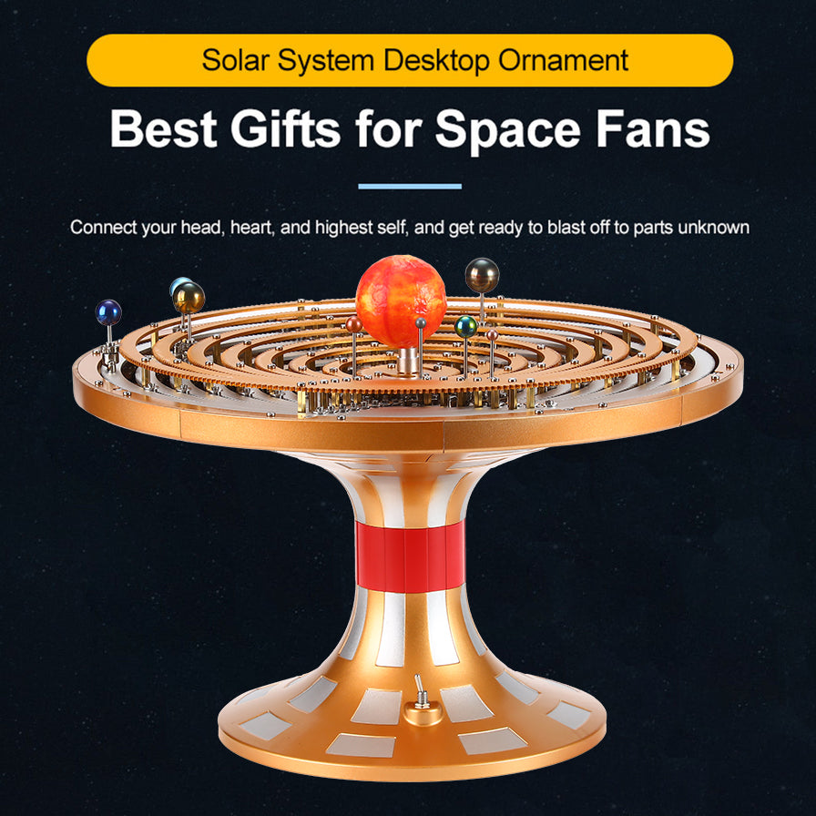 Solar System Orrery 3D Metal Puzzle