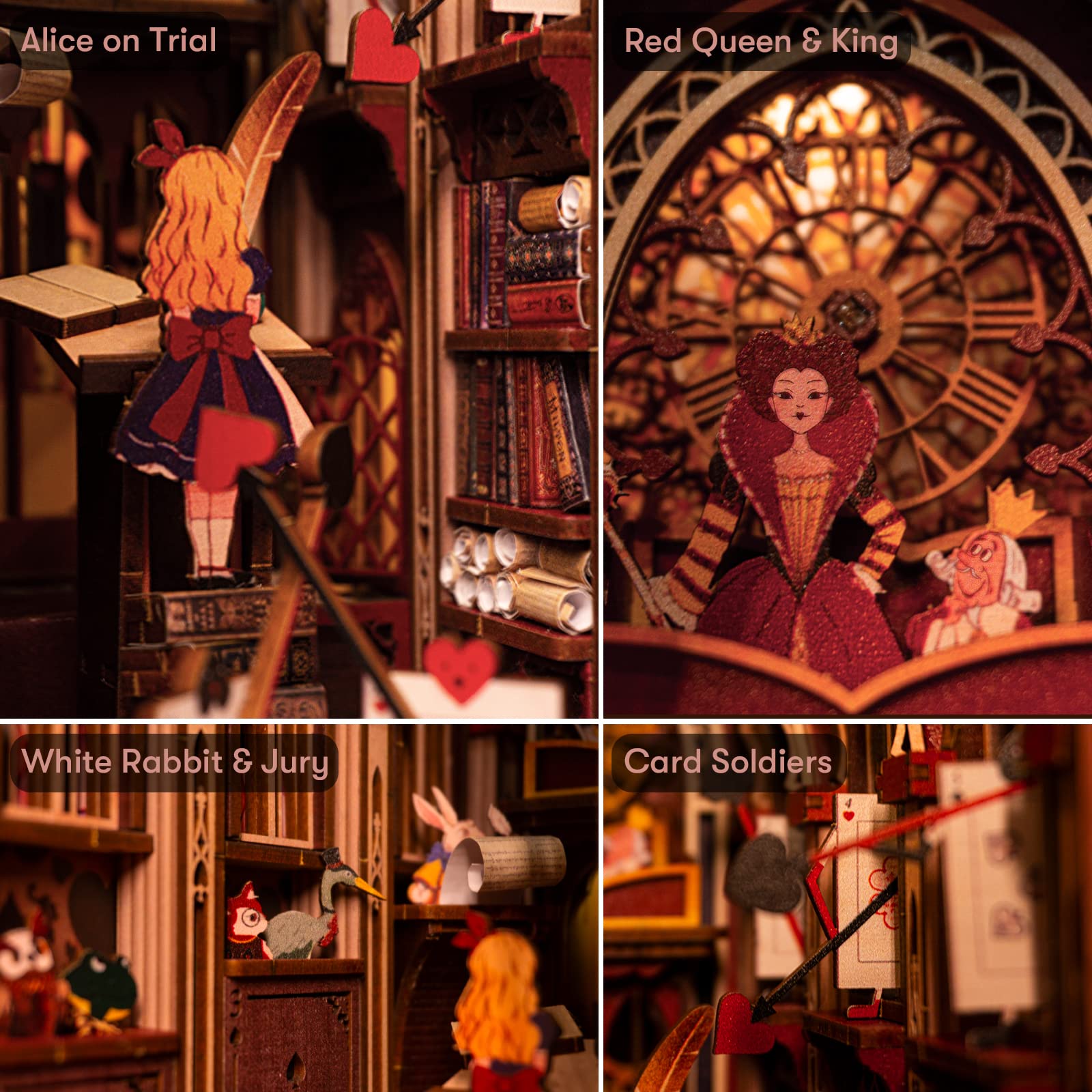 Alice in Wonderland DIY Book Nook