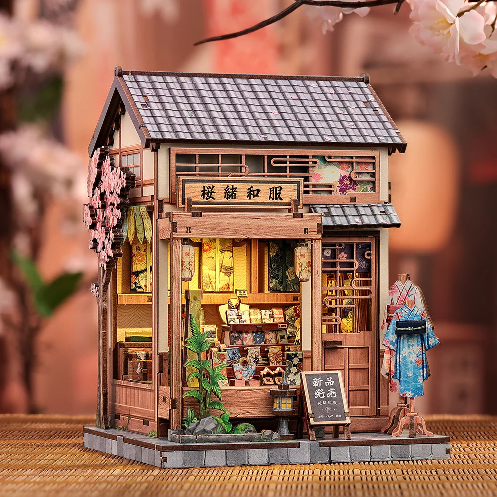 Sakura okimono shop DIY Miniature House