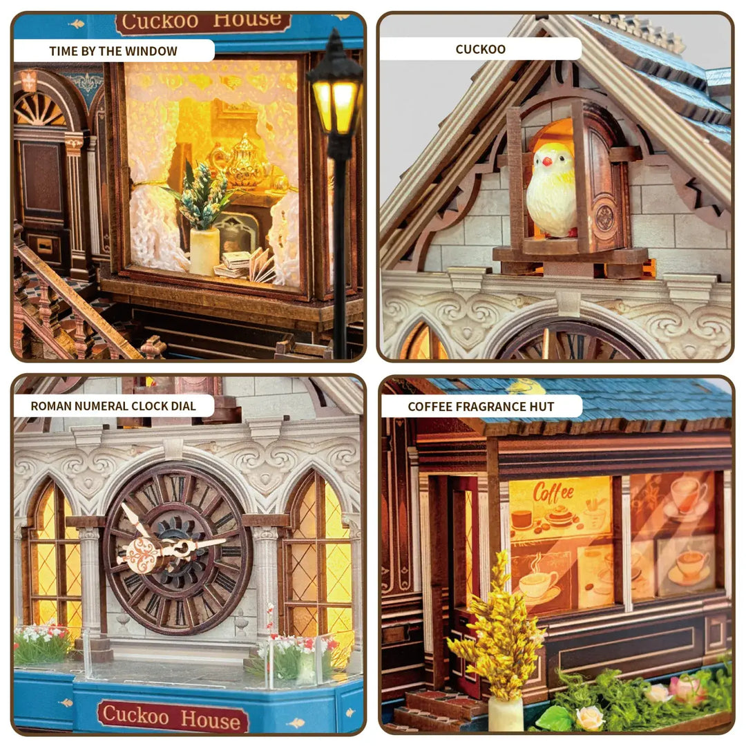Cuckoo House 3D Wooden Puzzle