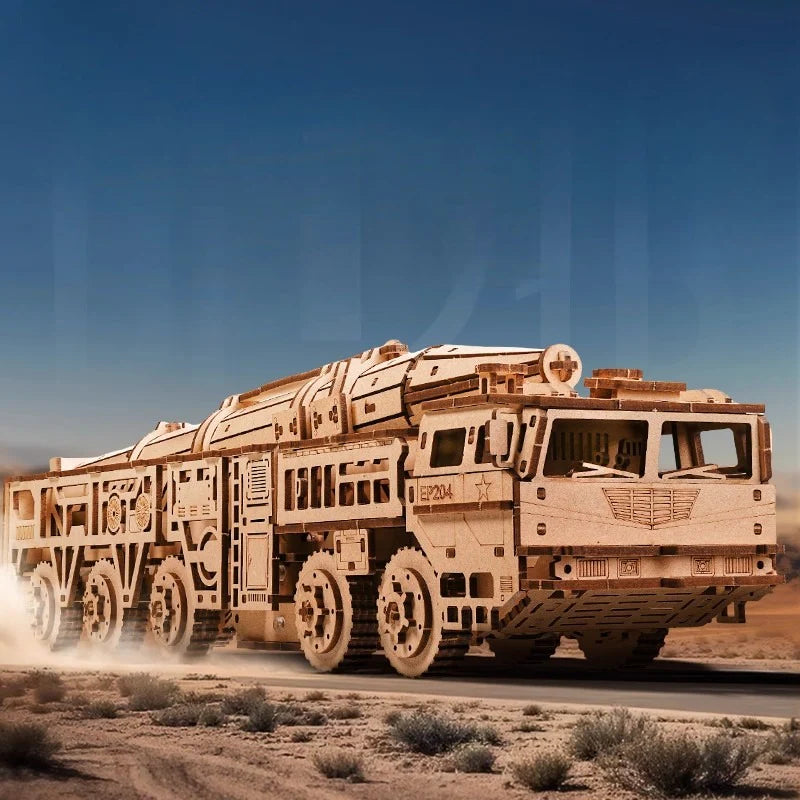 Missile Vehicle 3D Wooden Puzzle