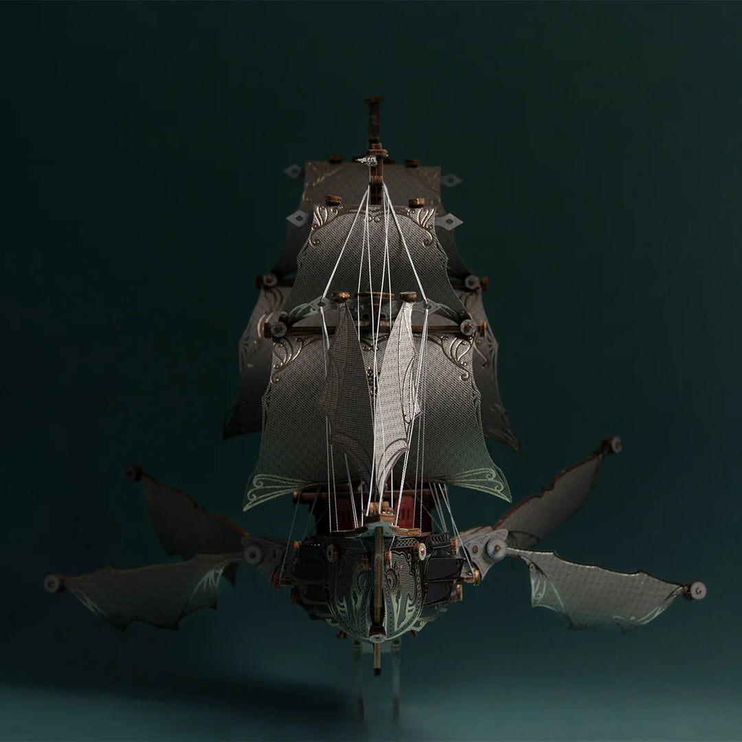 Fantasy Elf Ship DIY 3D Wooden Puzzle Kit