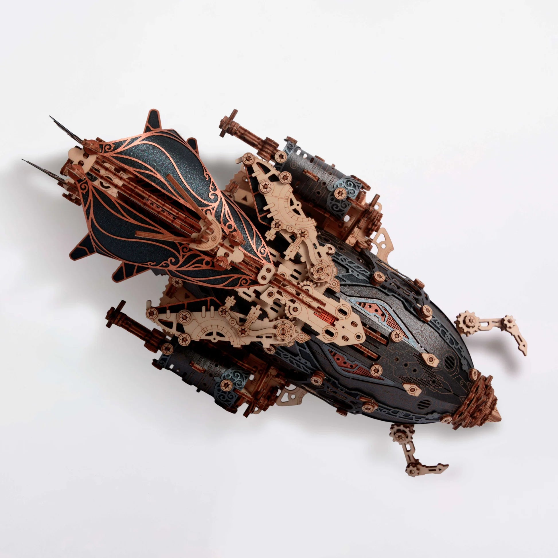 Victorian Fantasy Steampunk Airship 3D Wooden Puzzle