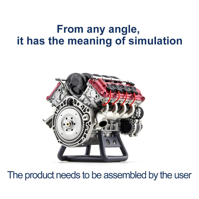 MAD RC DIY V8 Engine Model Kit for Capra VS4-10 Pro