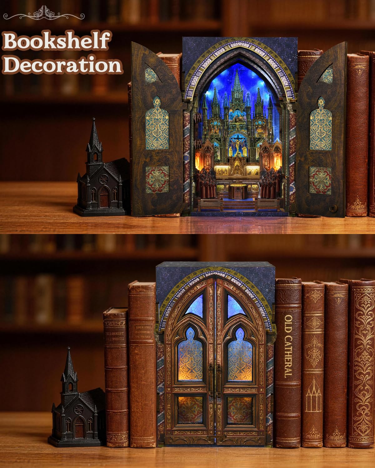 Notre-Dame Bacilica Book Nook Kit