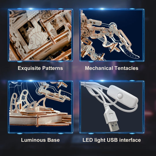 Jellyfish 3D Wooden Puzzle