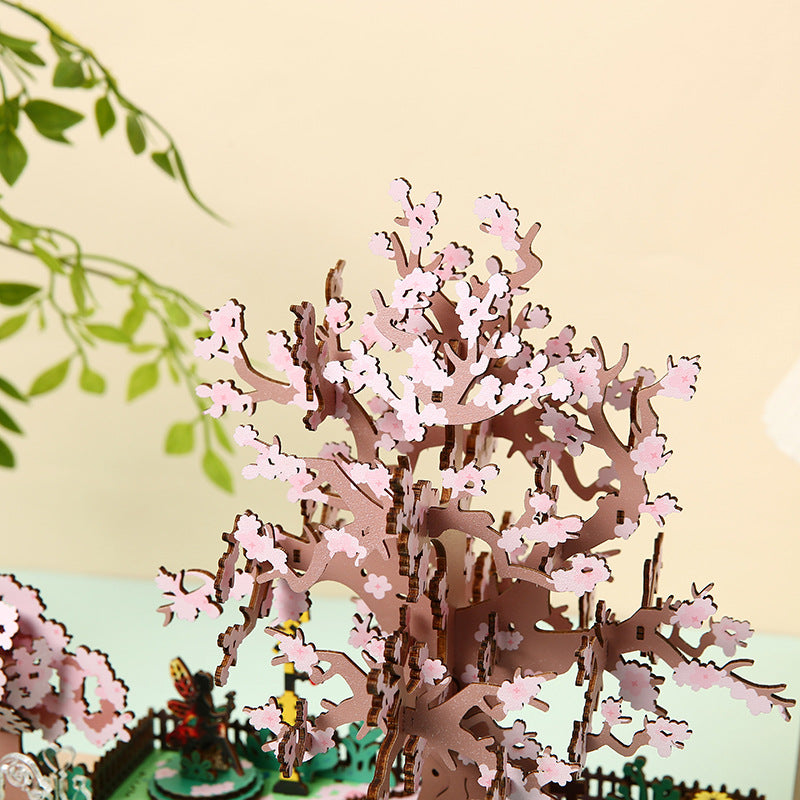 Sakura Tree 3D Wooden Puzzle